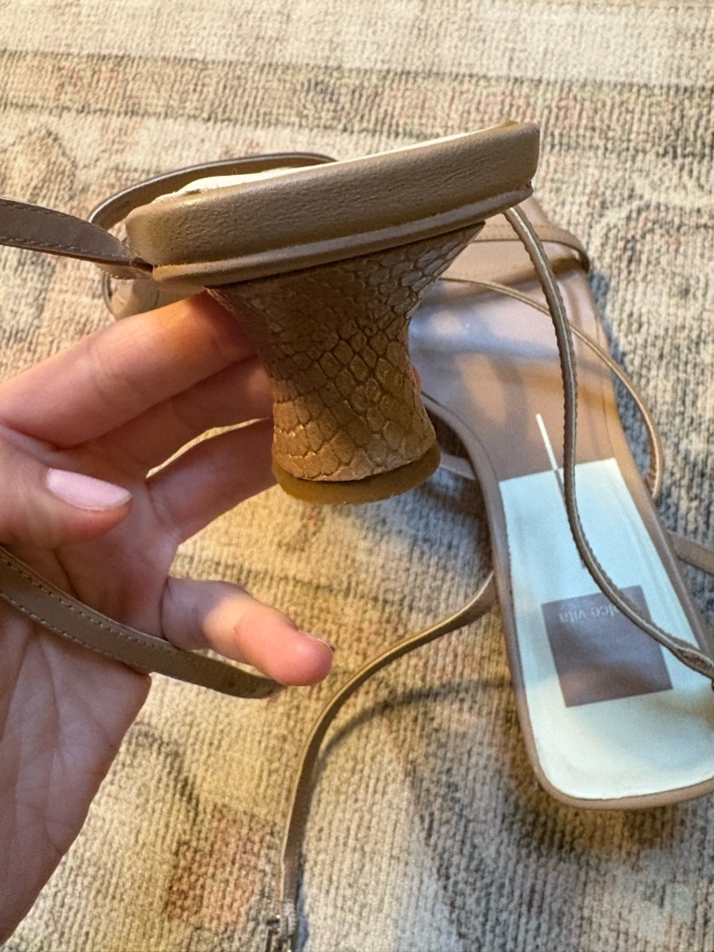 Dolce Vita Baylor Sandal Cafe Size 7.5 - Picture 7 of 8